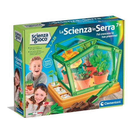 CLEMENTONI - LA SCIENZA IN SERRA , Kit Piante Laboratorio Scientifico 7+ ANNI CLEMENTONI - LA SCIENZA IN SERRA , Kit Piante Laboratorio Scientifico 7+ ANNI