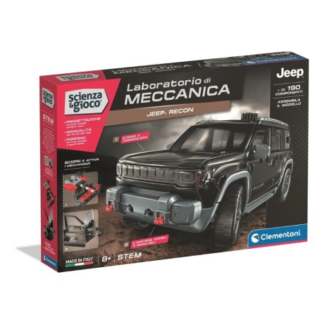 CLEMENTONI SCIENZA & GIOCO - LABORATORIO DI MECCANICA JEEP RECON CLEMENTONI SCIENZA & GIOCO - LABORATORIO DI MECCANICA JEEP RECON