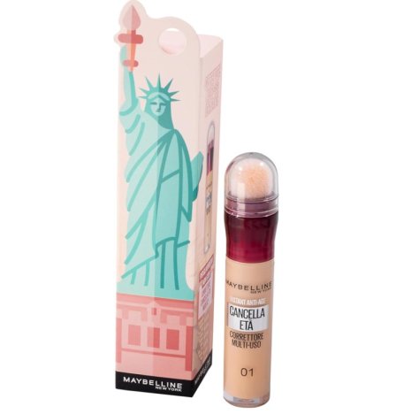 MAYBELLINE NEW YORK -  CONFEZIONE REGALO IN THE CITY DI MAYBELLINE NEW YORK CON CORRETTORE IL CANCELLA ETA' LIGHT 01