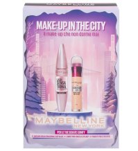 CONFEZIONE REGALO THE CITY DI MAYBELLINE NEW YORK CON CORRETTORE IL CANCELLA ETA' LIGHT (01) + MASCARA CIGLIA 