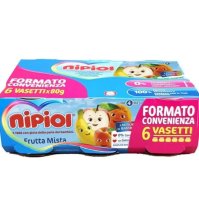 NIPIOL OMOGENIZZATO FURTTA MISTA 4+ MESI ( 6X80GR )