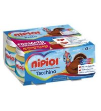 NIPIOL - OMOGENIZZATO DI CARNE , TACCHINO 4+ MESI ( 4X80 GR ) 