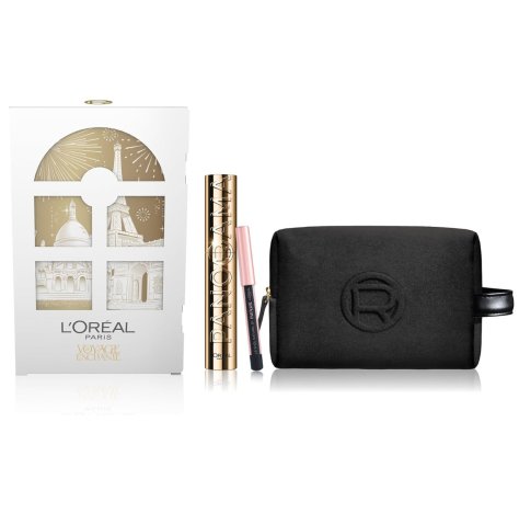 L'OREAL PARIS LE VOYAGE ENCHANTE  - Set Regalo Natale Mascara Nero Panorama +  Matita Nera Khol + Pochette in velluto 