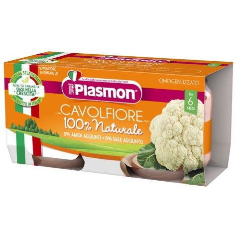 PLASMON - OMOGENIZZATO DI VERDURE CAVOLFIORE 4+ MESI ( 2X80 GR ) PLASMON - OMOGENIZZATO DI VERDURE CAVOLFIORE 4+ MESI ( 2X80 GR )