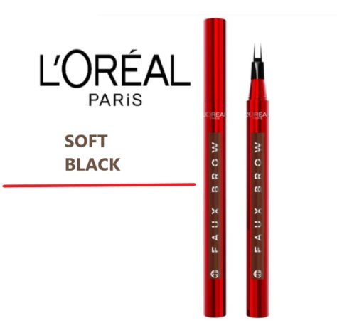 L'OREAL PARIS FAUX BROW - Penna Sopracciglia Tenuta Fino a 48H Soft Black 
