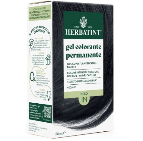 HERBATINT - TINTURA CAPELLI NATURALE SENZA AMMONIACA , 1N-NERO 