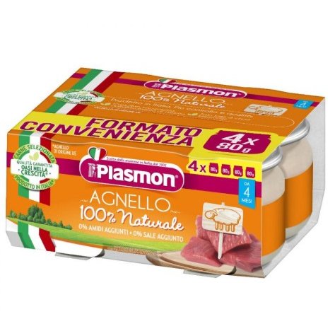 PLASMON - OMOGENIZZATO AGNELLO , 4X80 GR PLASMON - OMOGENIZZATO AGNELLO , 4X80 GR