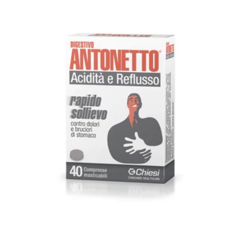 CHIESI ITALIA Spa Digestivo antonetto acidità e reflusso 40 compresse 