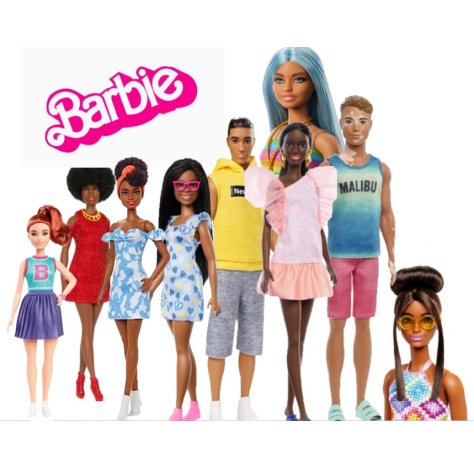 BARBIE FASHIONISTAS ASSORTITI - BAMBOLE BARBIE  ASSORTITI 