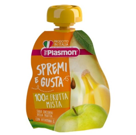 PLASMON SPREMI E GUSTA -  FRUTTA DA BERE FRUTTA MISTA 100 % ,100 GR  PLASMON SPREMI E GUSTA -  FRUTTA DA BERE FRUTTA MISTA 100 % ,100 GR