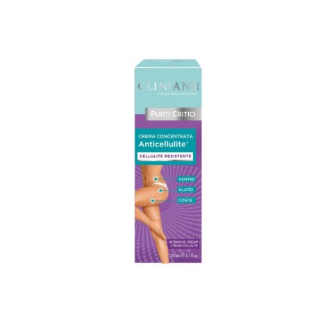 CLINIANS  Crema Punti Critici Anticellulite Body  150Ml ventre , glutei e cosce  