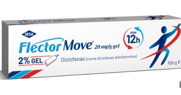 FLECTOR MOVE 2% GEL PER DOLORI muscolari acuti, distorsioni o ...