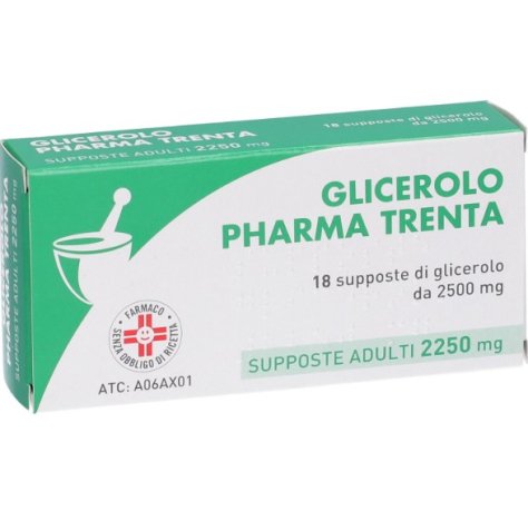  Glicerolo 18 Supposte Adulti - Lassativi