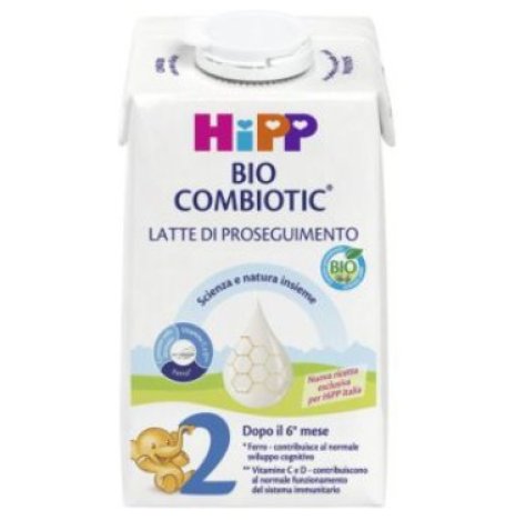 HIPP BIO COMBIOTIC 2 - LATTE LIQUIDO DI PROSEGUIMENTO ( 6 + MESI ) , 470 ML HIPP BIO COMBIOTIC 2 - LATTE LIQUIDO DI PROSEGUIMENTO ( 6 + MESI ) , 470 ML