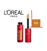 L'OREAL PARIS SKIN INK -  Fondotinta Correttore 2 in 1 48h Warm Dorè 300