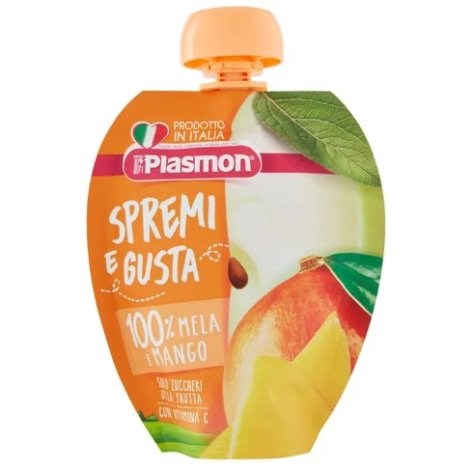 PLASMON SPREMI E GUSTA - FRUTTA DA BERE MELA MANGO , 100 GR PLASMON SPREMI E GUSTA - FRUTTA DA BERE MELA MANGO , 100 GR