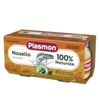 PLASMON - OMOGENIZZATO DI PESCE , NASELLO CON PATATE 2X80GR