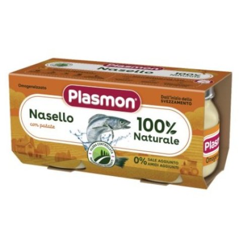 PLASMON - OMOGENIZZATO DI PESCE , NASELLO CON PATATE 2X80GR PLASMON - OMOGENIZZATO DI PESCE , NASELLO CON PATATE 2X80GR