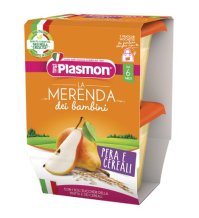 PLASMON LA MERENDA DEI BAMBINI - PERA E CEREALI , 6+ MESI 2X120GR