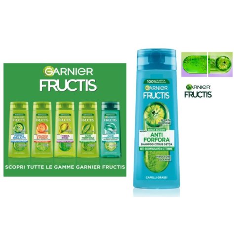 Fructis Citrus Detox 250ml - Shampoo Antiforfora 