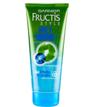 Garnier Fructis Wet Shine Gel Effetto Bagnato Fissaggio Forte, 200 ml