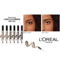 L'ORÉAL PARIS- GEL SOPRACCIGLIA BROW  UNBELIEVA BROW - 109 EBONY