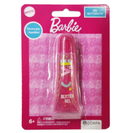 MATTEL BARBIE Gel glitterato lucidalabbra bambina 7.5g