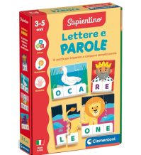 Clementoni Sapientino - Lettere e Parole, Gioco Educativo Bambini 3-5 Anni- 16845
