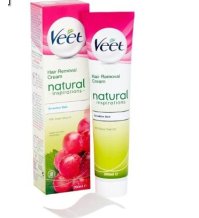 VEET NATURAL INSPIRATIONZ - CREMA DEPILATORIA , Olio di semi d'uva 