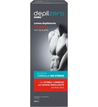 DEPILZERO UOMO - CREMA DEPILATORIA UOMO CON ALOE VERA , Corpo 