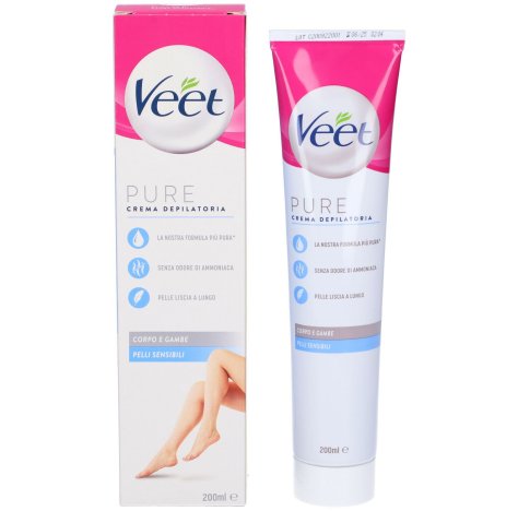 VEET PURE - CREMA DEPILATORIA GAMBE E CORPO , 200 ML 