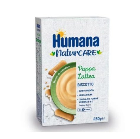 HUMANA NATURCARE - PAPPA LATTEA  BISCOTTO (6+ MESI) 230GR 