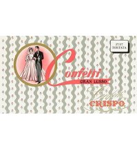 Crispo - Confetti Gran Lusso Mandorla Tostata 37/37 Bianchi Senza Glutine - 1 kg