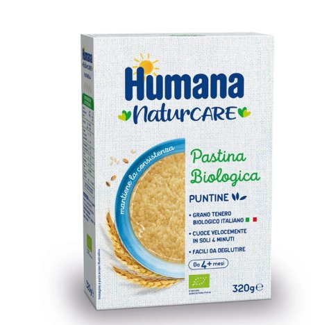 HUMANA NATURCARE - PASTINA BIOLOGICA PUNTINE  ( DA 4+ MESI) , 320 GR 