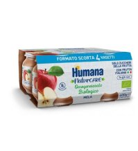 HUMANA OMOGENIZZATO BIOLOGICO , MELA 4X100 GR 