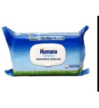 HUMANA BABY CARE - SALVIETTINE UMIDIFICATE DELICATE 72 PEZZI 