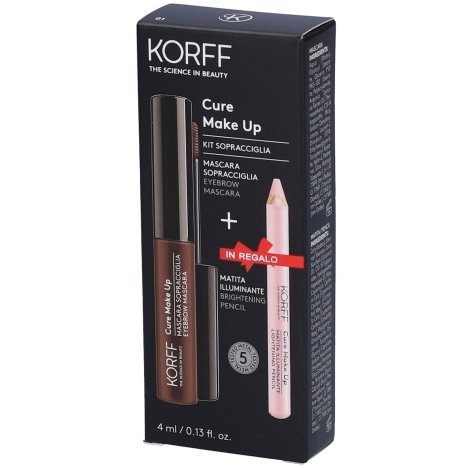 KORFF Srl Korff Make Up - Kit Sopracciglia Mascara + Matita Illuminante N. 01