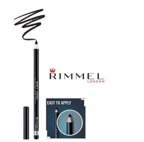  RIMMEL LONDON - MATITA OCCHI SOFT   KAJAL JET, black 061   