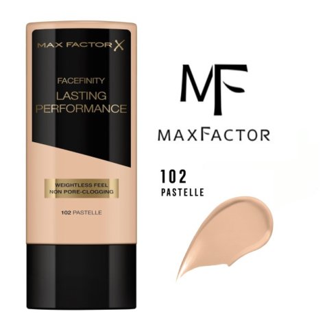 MAX FACTOR - FONDOTINTA LASTING PERFOMANCE ,  102 Pastelle 