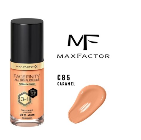MAX FACTOR - FONDOTINTA FACE FINITY , 085 caramello 