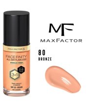 MAX FACTOR - FONDOTINTA LIQUIDO FACE FINITY , 80 Bronze