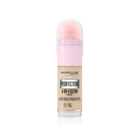 MAYBELLINE INSTANT ANTI-AGE PERFECTOR 4-IN-1 GLOW Fondotinta liquido con una spugna - Tonalità 05 Fair Light