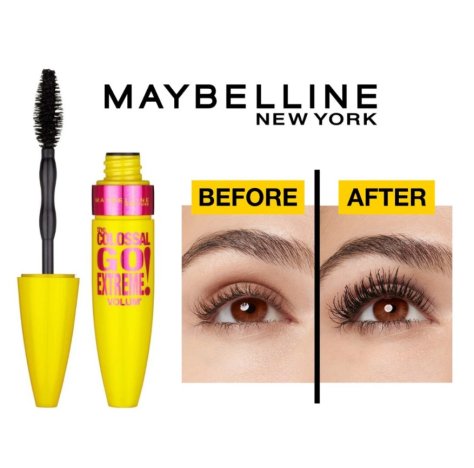MAYBELLINE NEW YORK - MASCARA EXTRA VOLUME THE COLOSSAL GO EXTREME 