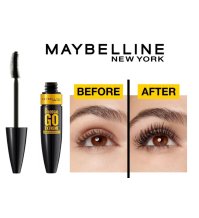 MAYBELLINE NEW YORK - MASCARA EXTRA VOLUME THE COLOSSAL GO EXTREME , Intense Black