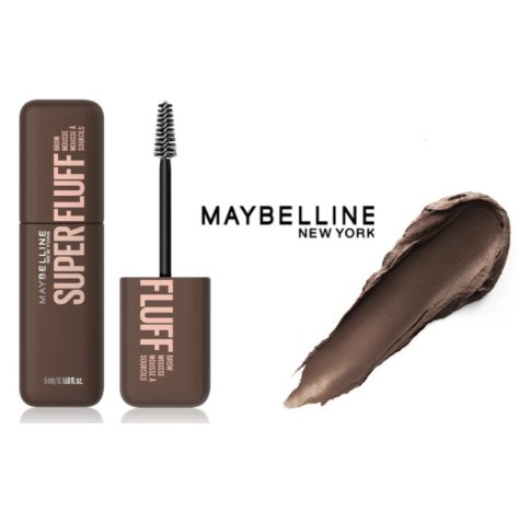 MAYBELLINE NEW YORK - GEL SOPRACCIGLIA SUPERFLUFF MOUSSE ,  Deep Brown