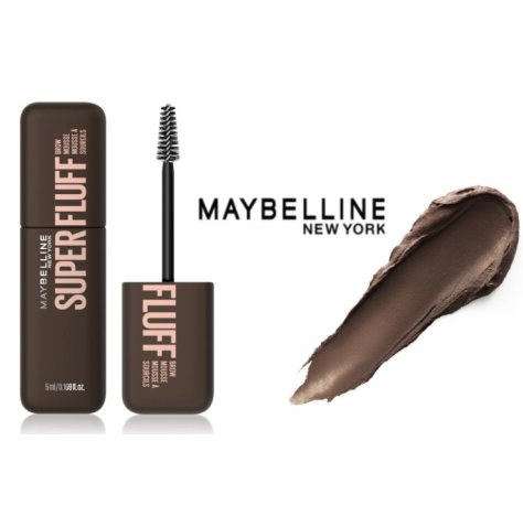 MAYBELLINE NEW YORK - GEL SOPRACCIGLIA SUPERFLUFF MOUSSE , Black Brown