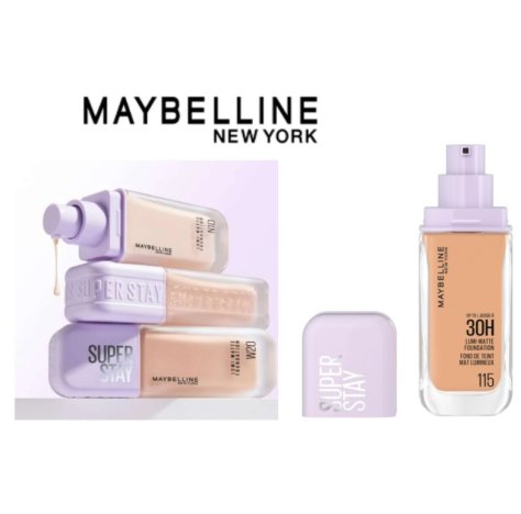 MAYBELLINE NEW YORK - FONDOTINTA LUMI MATTE SUPER STAY 30H , 115