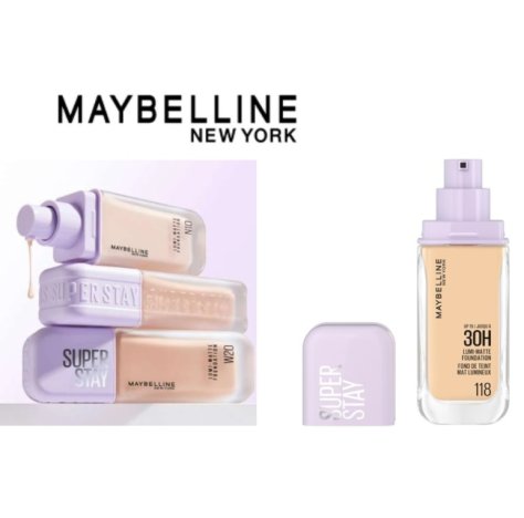 MAYBELLINE NEW YORK - FONDOTINTA LUMI MATTE SUPERSTAY 30H , 118