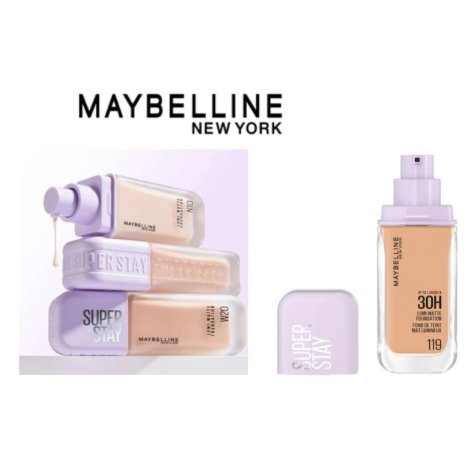 MAYBELLINE NEW YORK - FONDOTINTA LUMI MATTE SUPER STAY 30H , 119