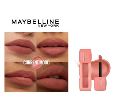 MAYBELLINE NEW YORK - TINTA LABBRA SUPER STAY TEDDY,  10 Current Mood 